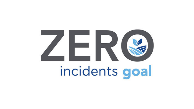 Zero incidents goal graphic